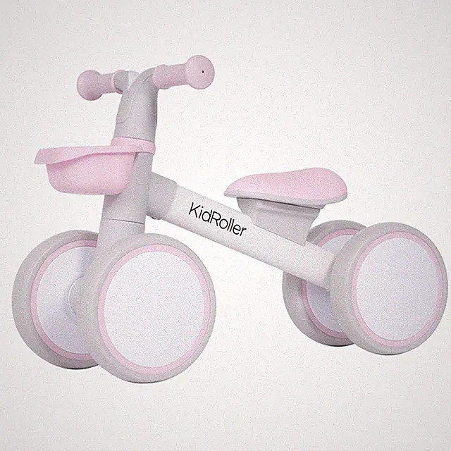 Balance Bike for 1-3 Year Olds with Basket, Adjustable Seat, First Birthday Gift